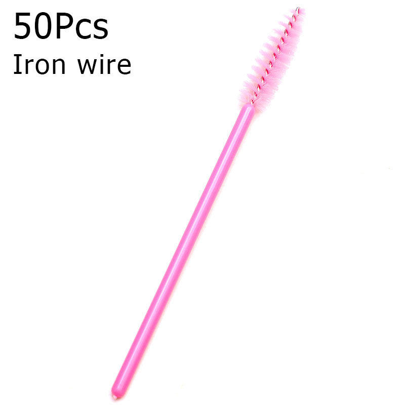 Thumbnail: 50Pcs Disposable Eyelash Brushes Eyelashes Extension Tools Eyebrow Brush Mascara