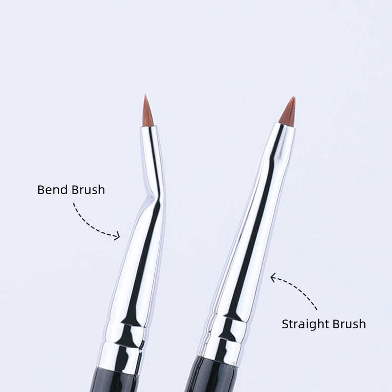 Thumbnail: LOYBJ Bend Head Eyeliner Brush Eye Detail Makeup Brush Under Eyes Tear Trough Co