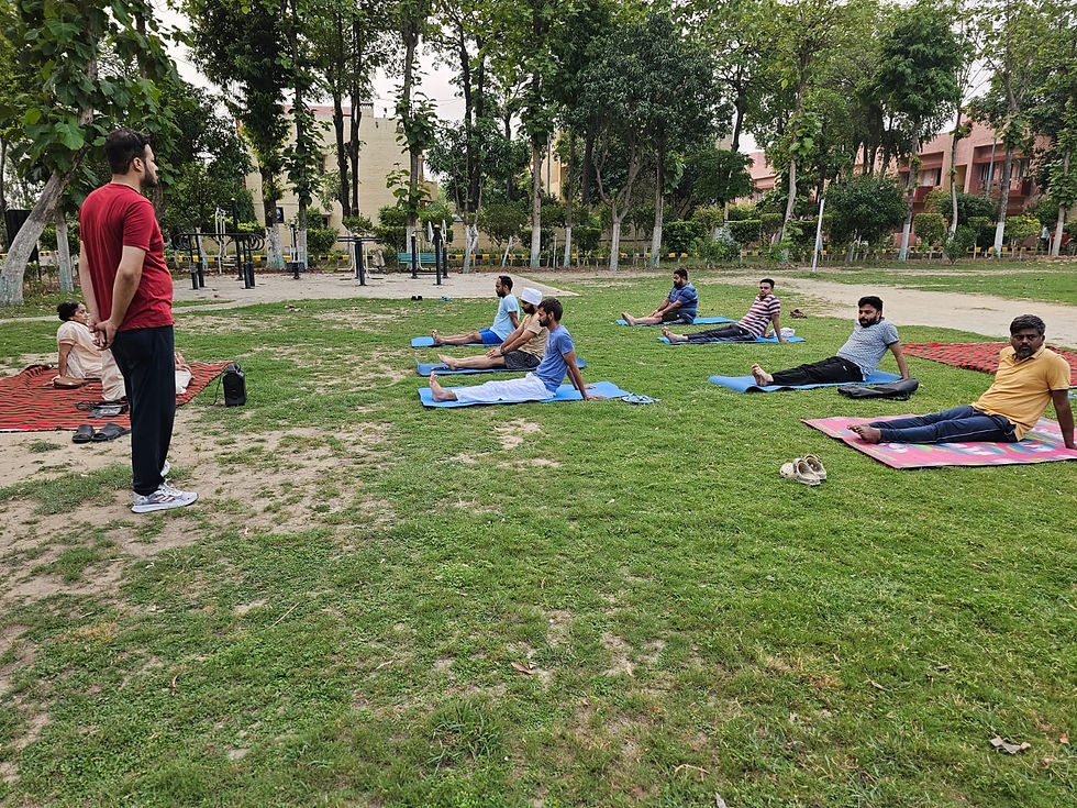 21st June, International Yoga Day 2025, Power Grid Malerkotla