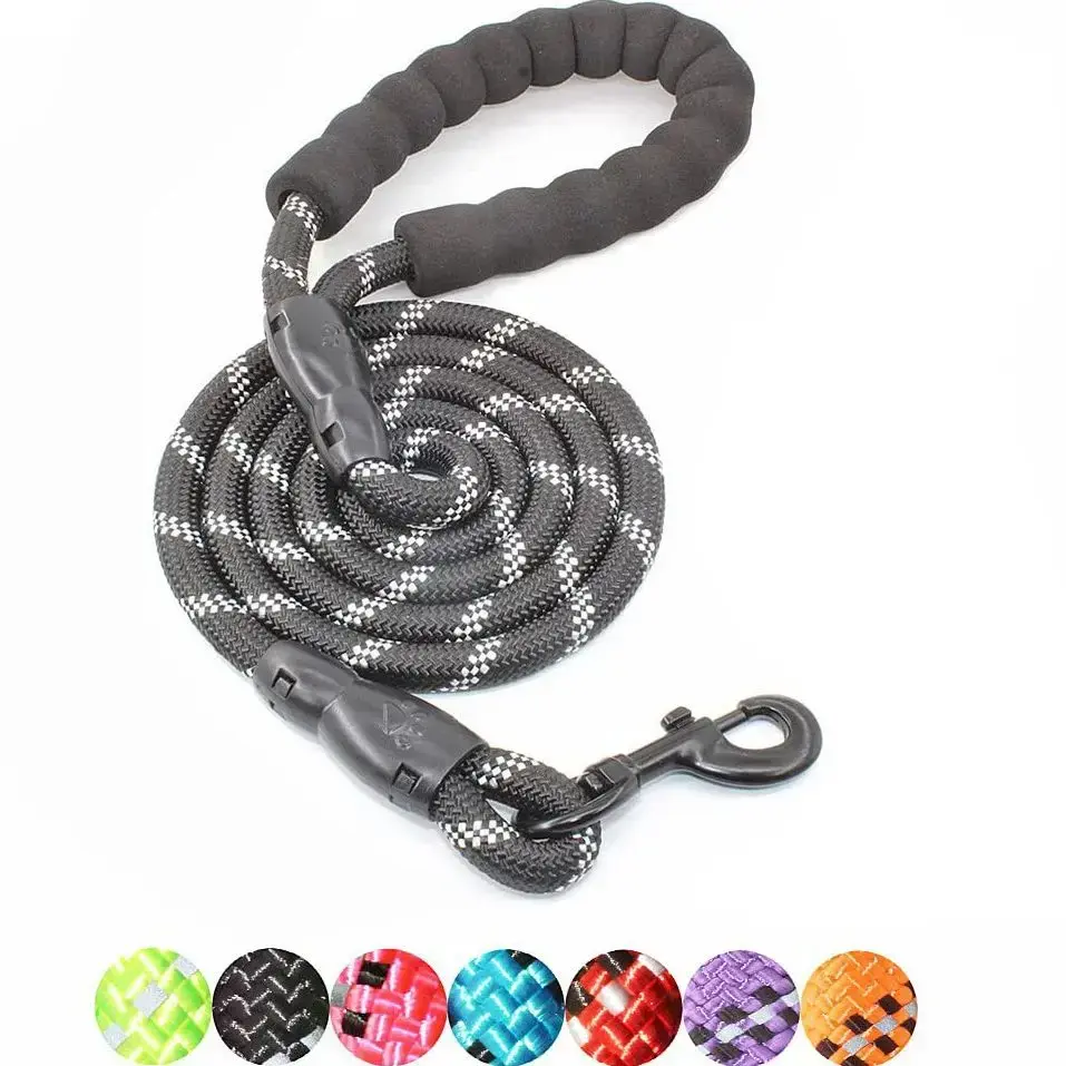 120/150/200/300cm Reflective Dog Leash Soft Handle Dog Leash Reinforced Leash
