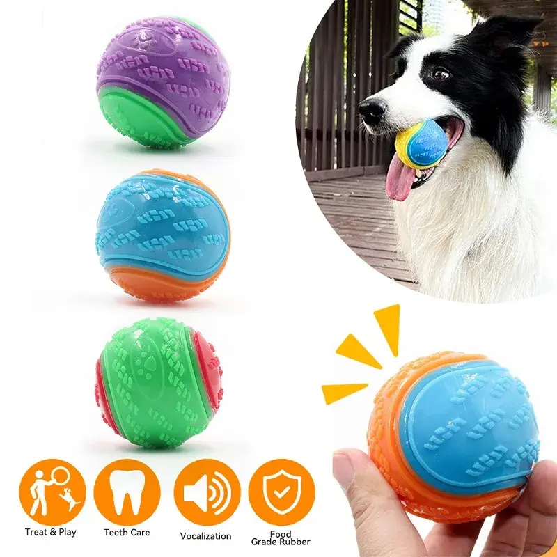 Dogs Interactive Toys Soft TPR Toys for Dog Pet Teeth Cleaning Bite Resistance