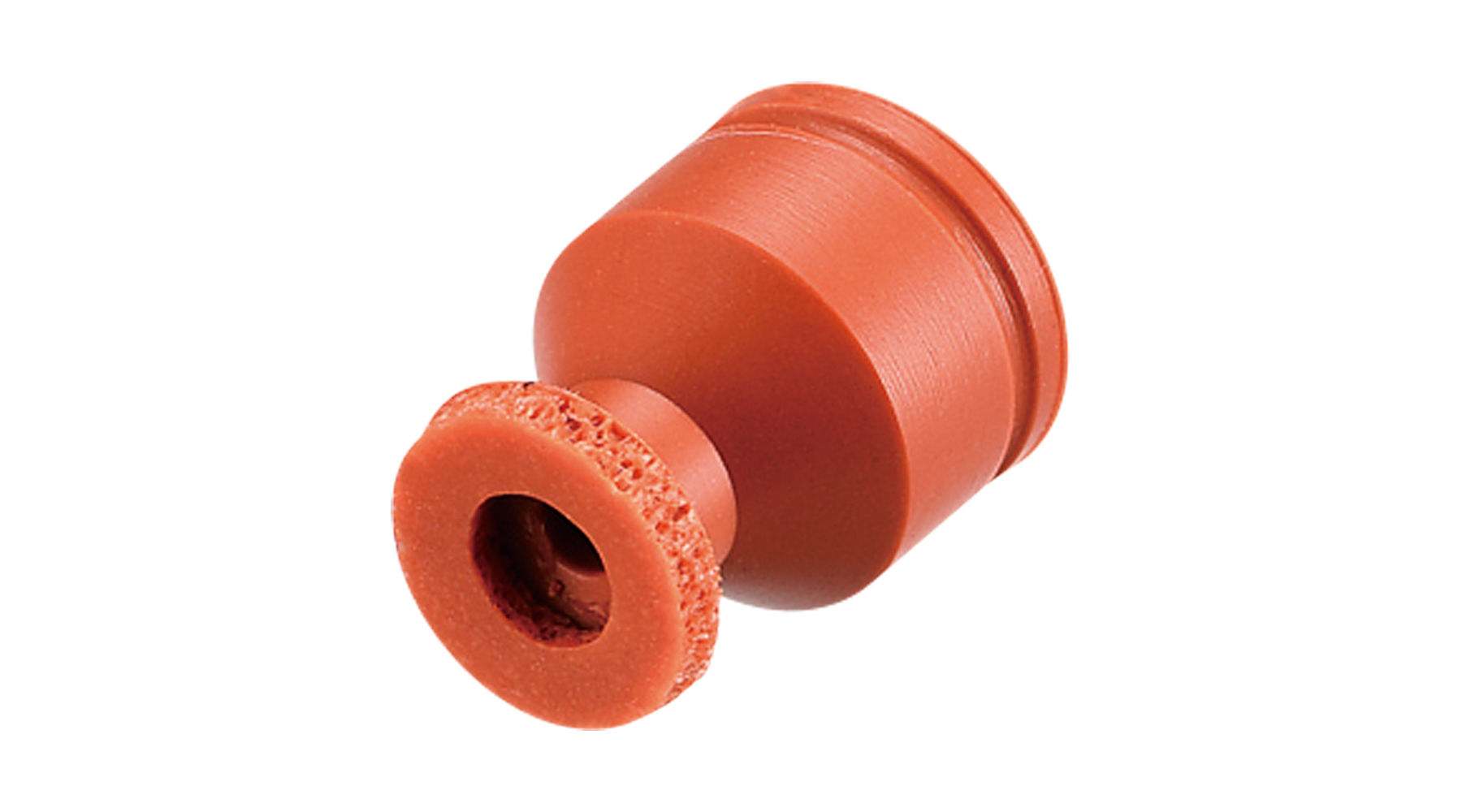 Ventosa 8mm, VAPH-8C-SP (Lisa c/ Esponja / Silicone)