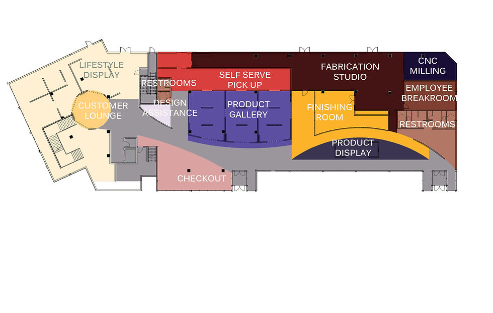 Level 1 space plan