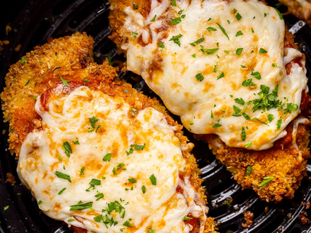 🍽️ Healthy Air Fryer Chicken Parmesan (High-Protein, Low-Fuss)