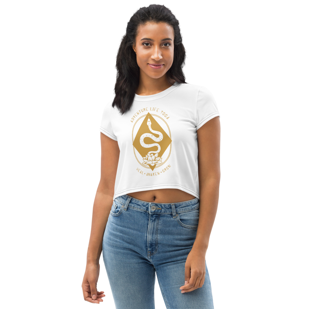 ALY Snake Logo Crop Tee