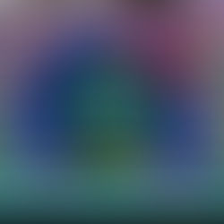 Colorful graphic with "THE CROWN ACT IS A PERFORMANCE" text. Features blue pattern, red border, pink crown, and a striped background. Vibrant mood.