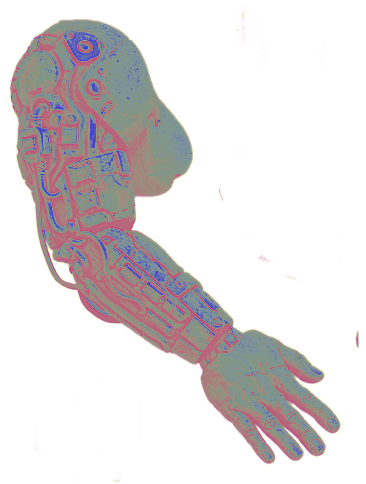 Bespokecurry-Litmus-Black-Beauty-School-Graphic-XRay-bionic-body-parts-arm-3.PNG