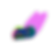 Bright magenta and neon green clay rupture form floating near the essay text, resembling a fractured cocoon or split shell symbolizing performance breaking open into transformation.