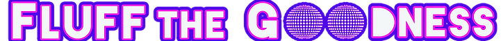 FtG disco font FLUFF the goodness pink purple.png