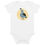 Thumbnail: Baby "Quail" organic onesie