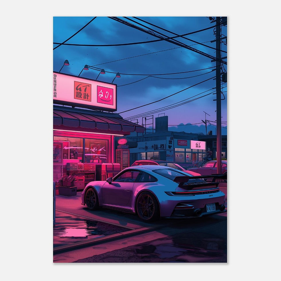 Thumbnail: Porsche 911 GT3 - Premium Matte Paper Poster
