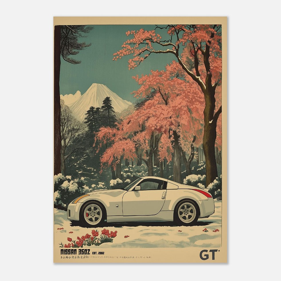 Thumbnail: Nissan 350z - Premium Matte Paper Poster