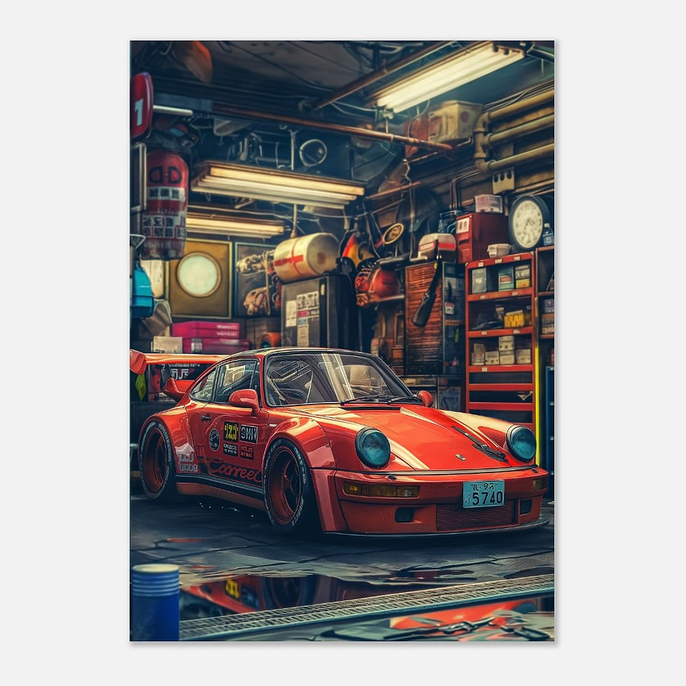 Thumbnail: Porsche 911 964 - Premium Matte Paper Poster