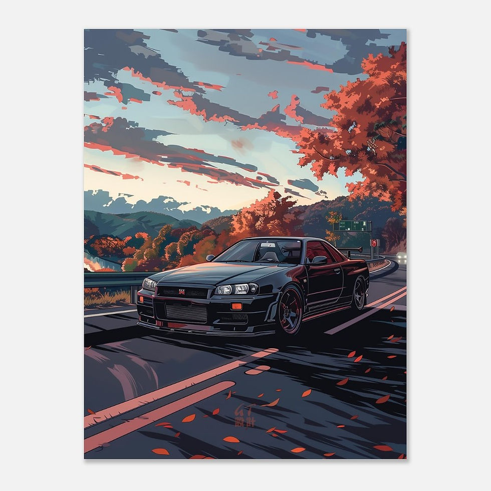 Thumbnail: Nissan R34 GTR Nismo - Premium Matte Paper Poster