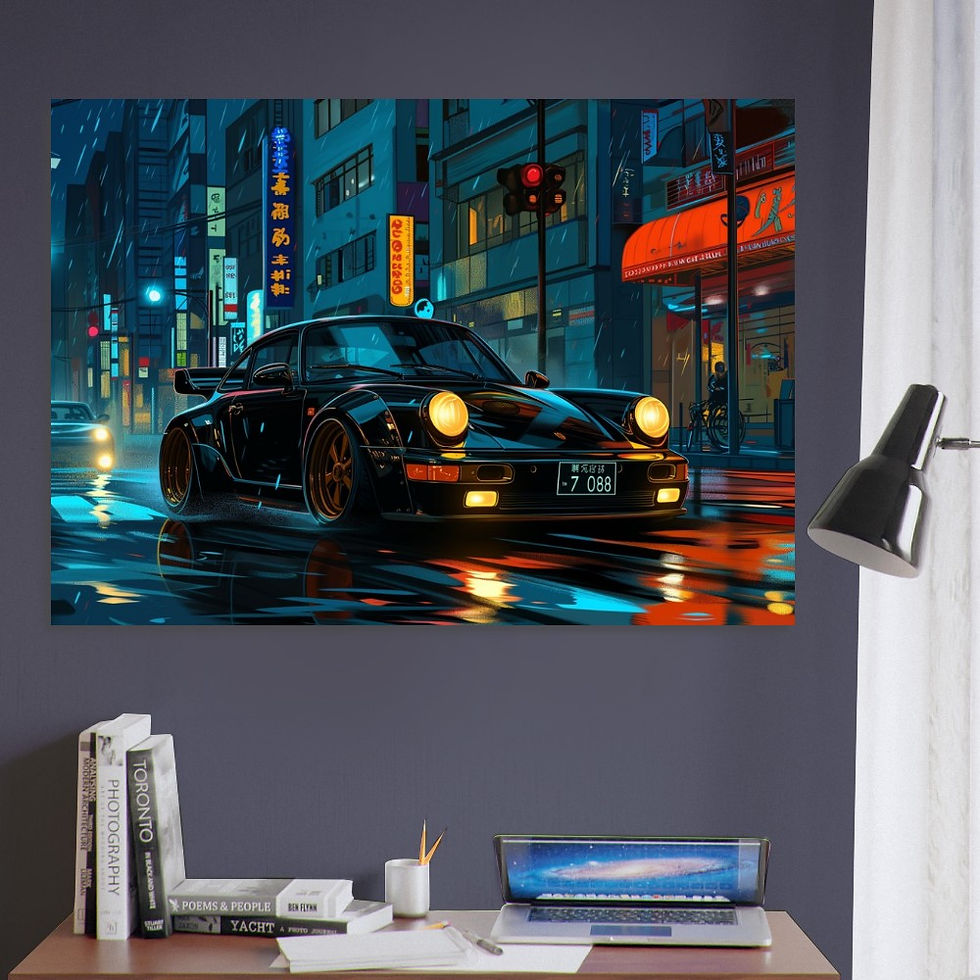 Thumbnail: Raindance Drive: 911 Porsche Symphony - Premium Matte Paper Poster