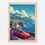 Thumbnail: Ferrari F40 Monaco Cruise - Premium Matte Paper Wooden Framed Poster