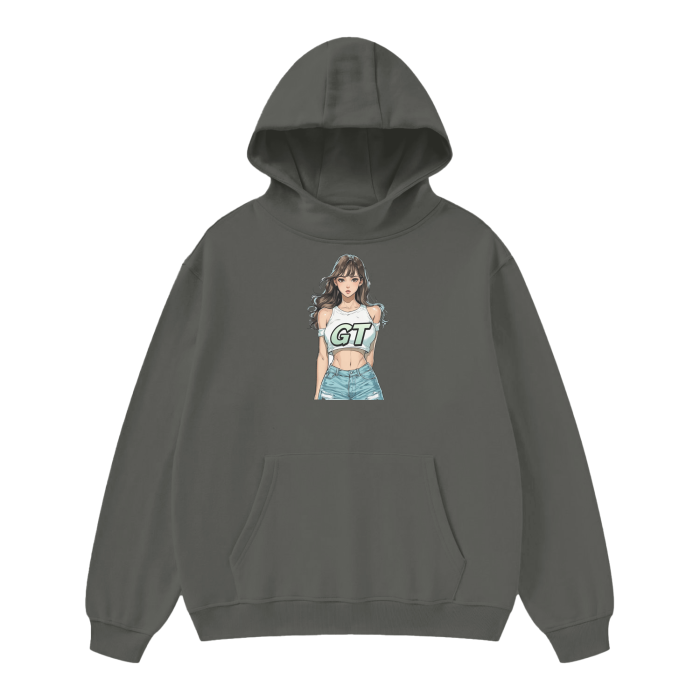 Thumbnail:  High Neck Insulated FOG Solid Color Fleece Hoodie - 385 GSM