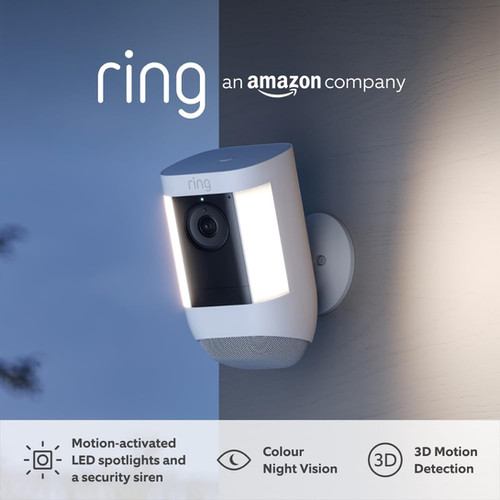 Motion Activated Ring Spotlight Video Ring Spotlight Cam Plus Plug