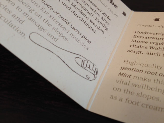 Tirol Box booklet design