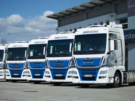 TGX-Flotte für Eurodinamika