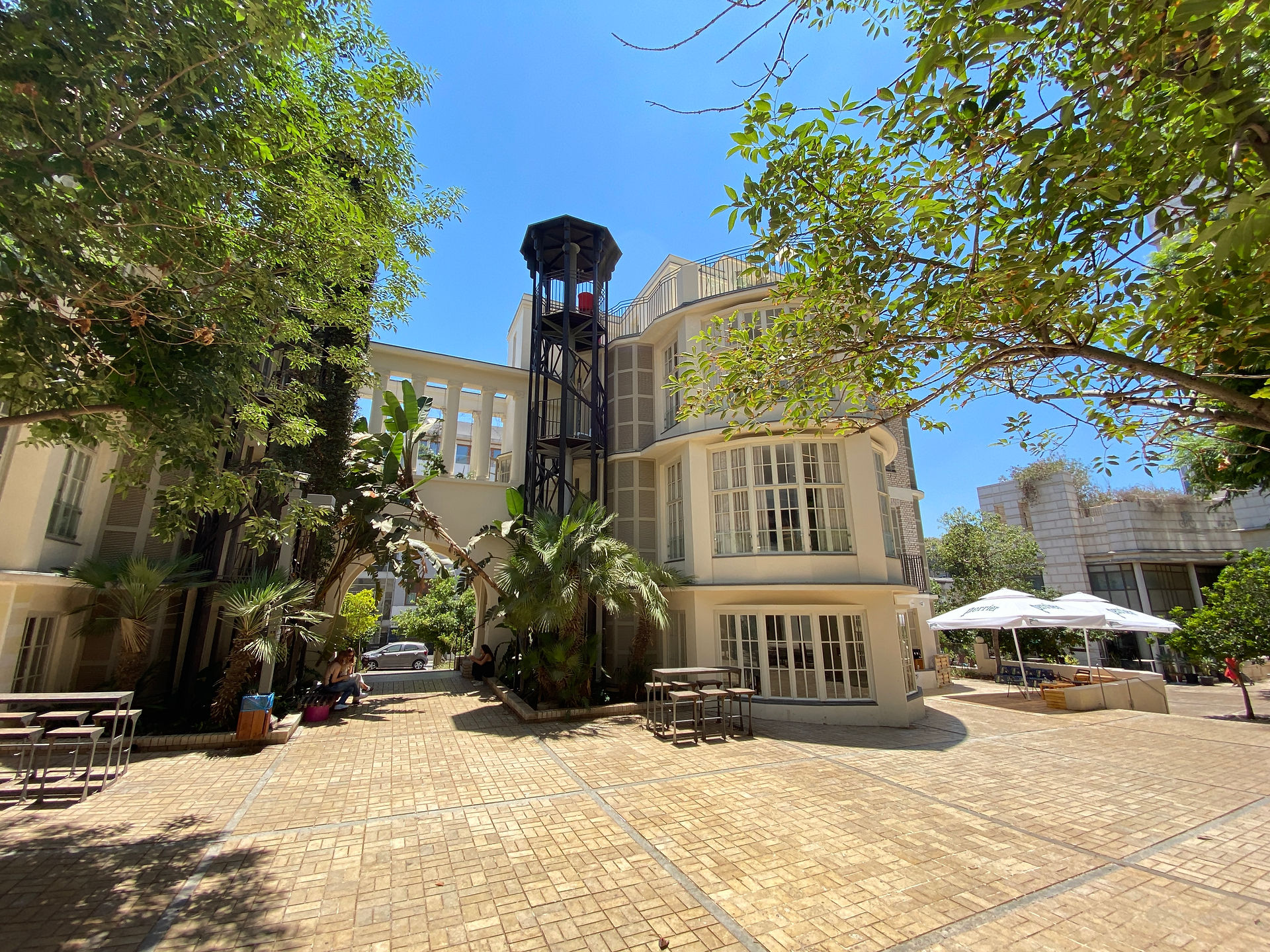 the piazza of damndesign tel aviv