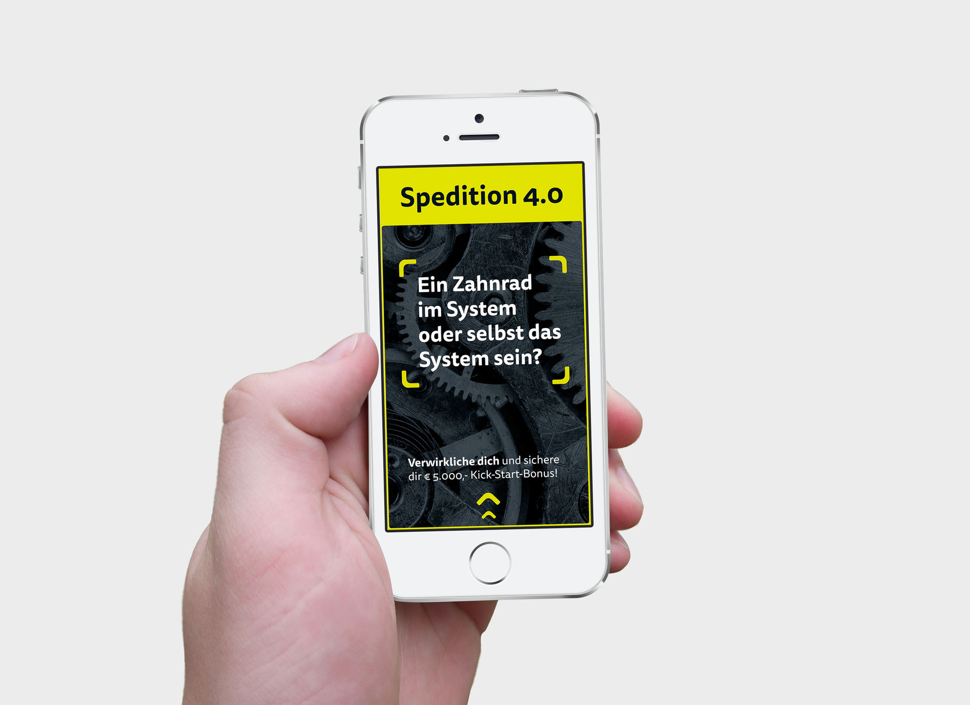 Handy Website für eine Spedition
