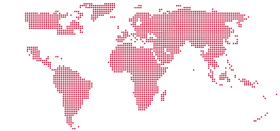 5 years hcg clients world map