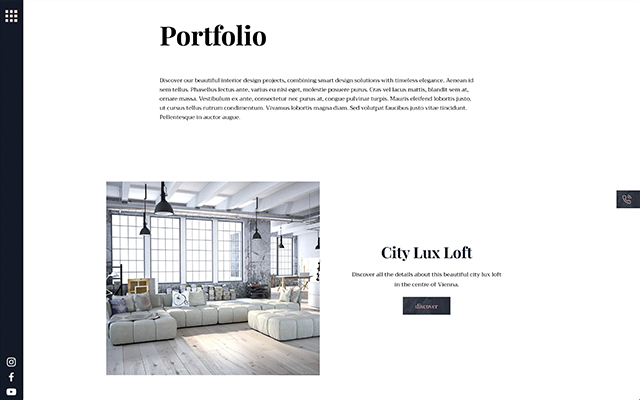 prime interior designs website template preview