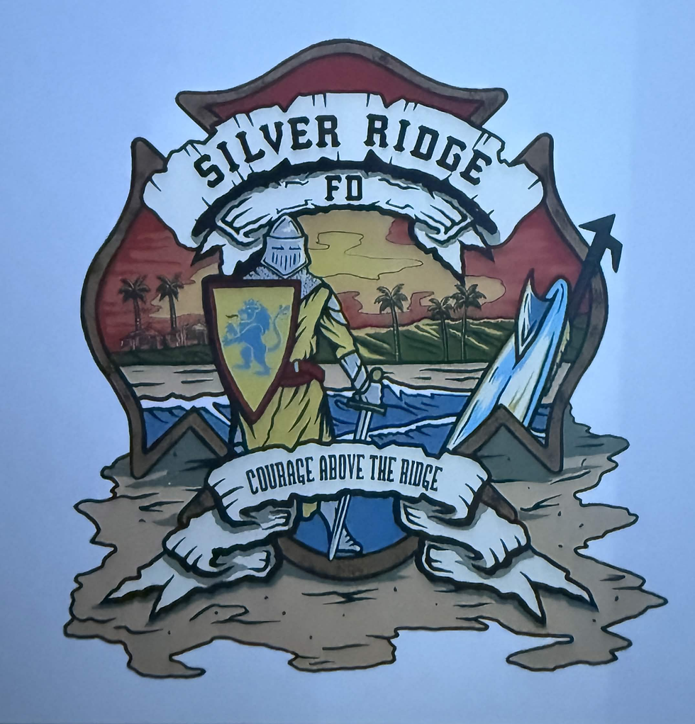Thumbnail: Silver Ridge Fire Department          3.2 Inch Sticker‎ 