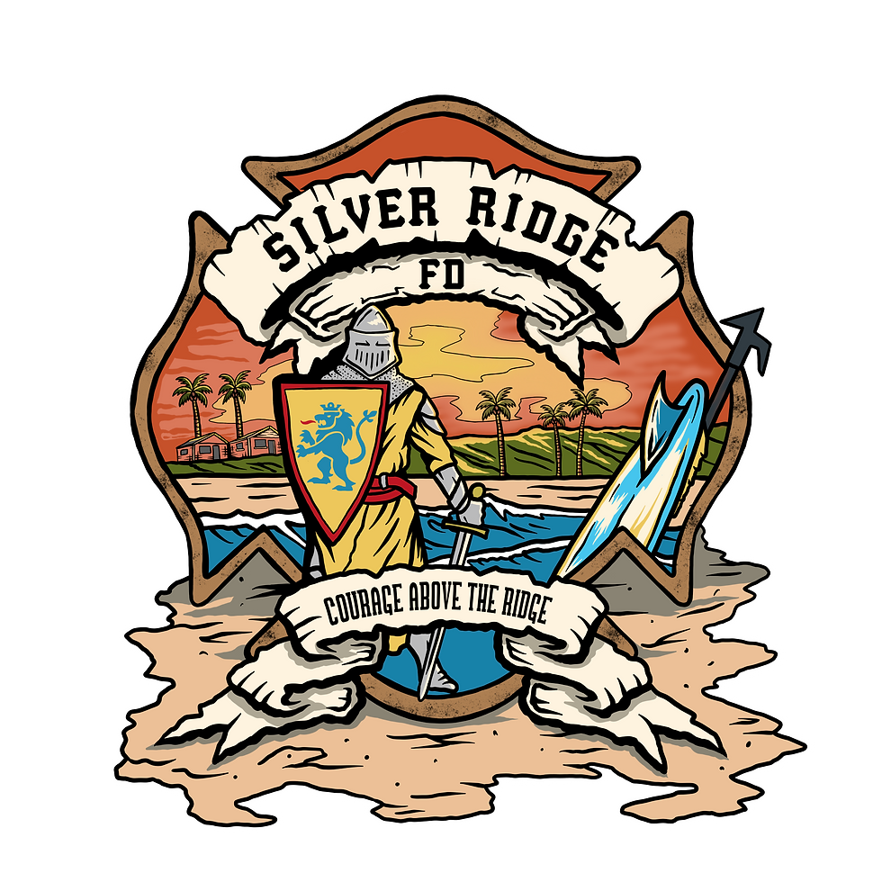 Thumbnail: Silver Ridge Fire Department          3.2 Inch Sticker‎ 