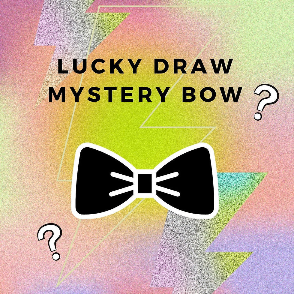 Mystery Pet bow. Lucky draw