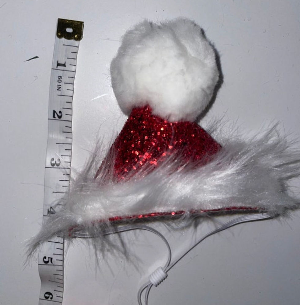 Thumbnail: Santa hat for bunnies | christmas