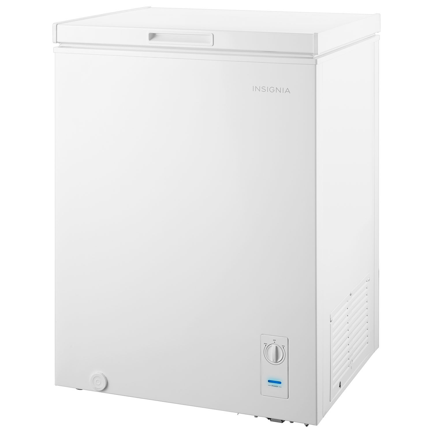 Chest Freezer - Insignia 5.0 Cu ft NS-CZ50WH0-C - White - Corner Dent