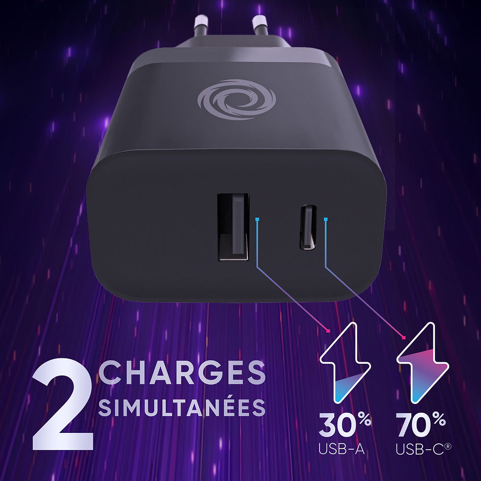 Miniature : Oniverse - Chargeur rapide 65W Switch 2 - Double port