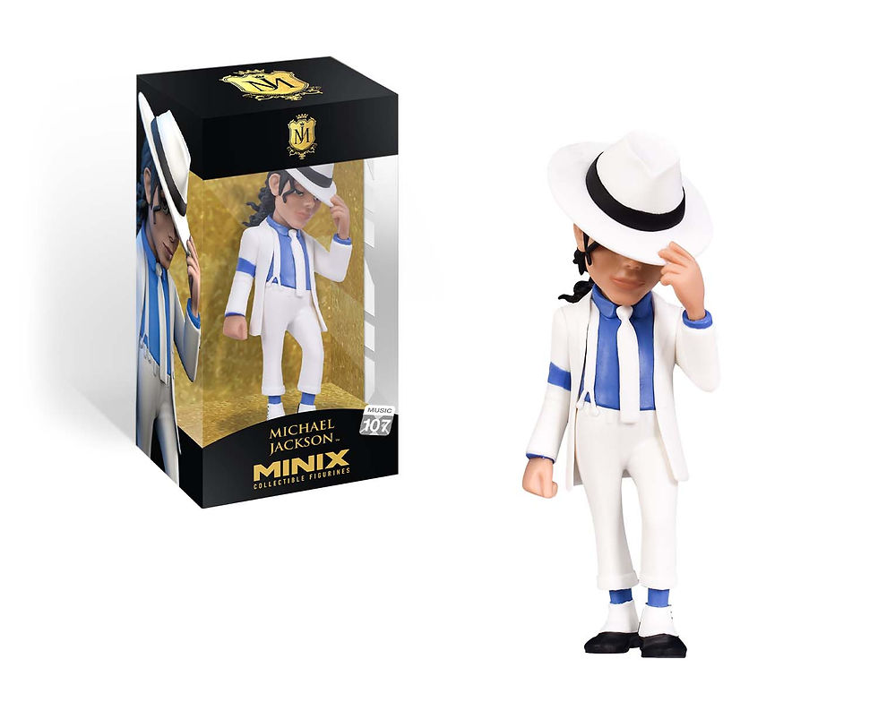 Miniature : figurine Michael Jackson Smooth Criminal Minix numéro 107 gros plan sur les détails
