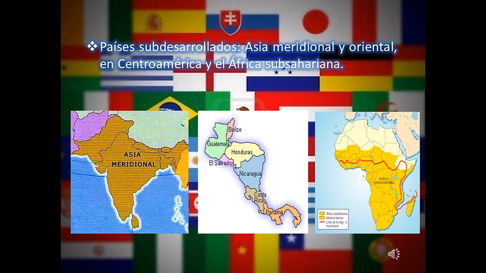 Paìses Subdesarrollados