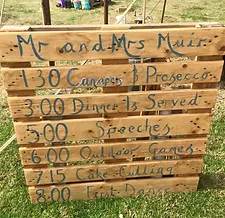 Order of Service Pallet