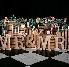 Rustic Mr & Mrs Lights