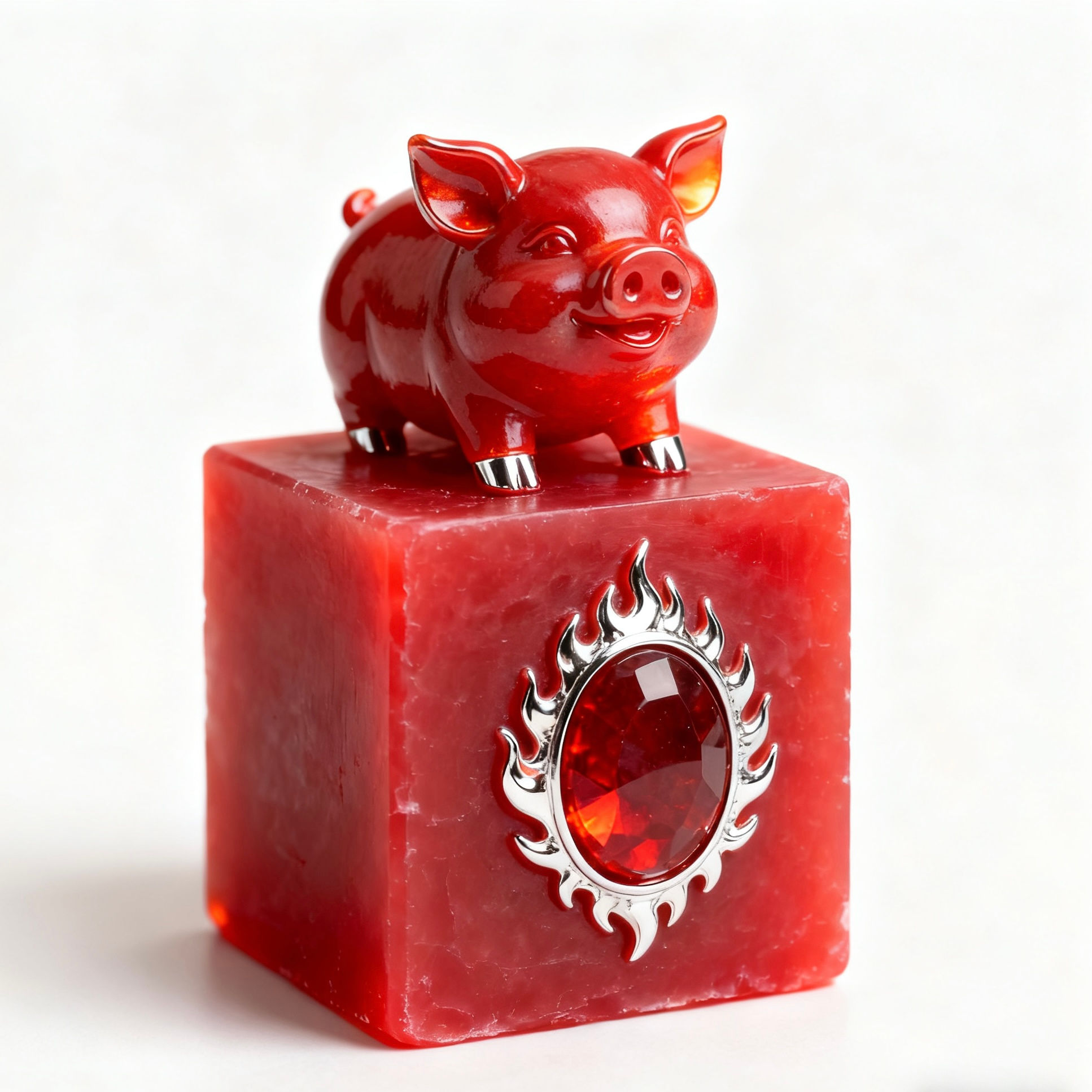 離墟工坊【紅火豬皂】屬豬、喜火