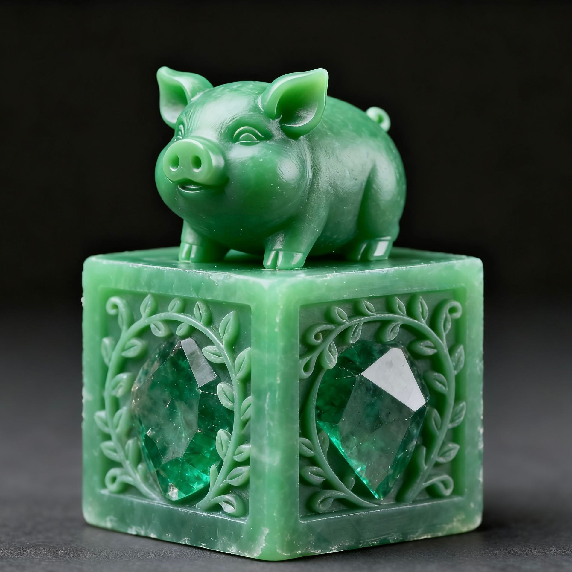 離墟工坊【綠藤豬皂】屬豬、喜木