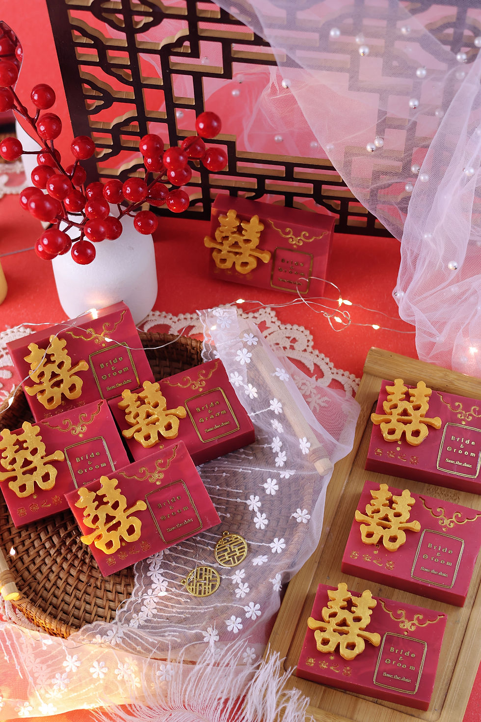 縮圖：囍帖傳情永結良緣 Double Happiness Card Wedding Soap