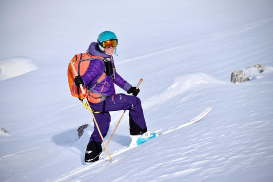 Les Batons bamboo ski poles_Sarah