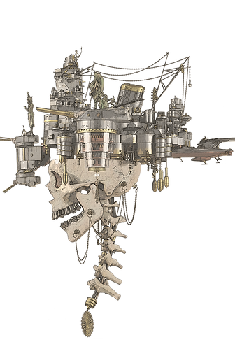 Yamato 大和 兜形空中戰艦 手稿