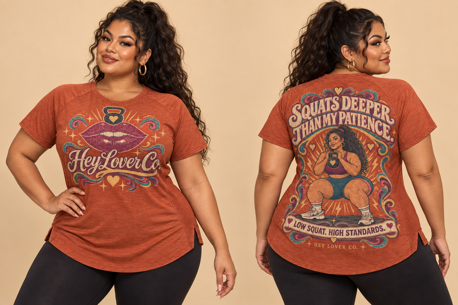 Squats Deeper Than My Patience Tee