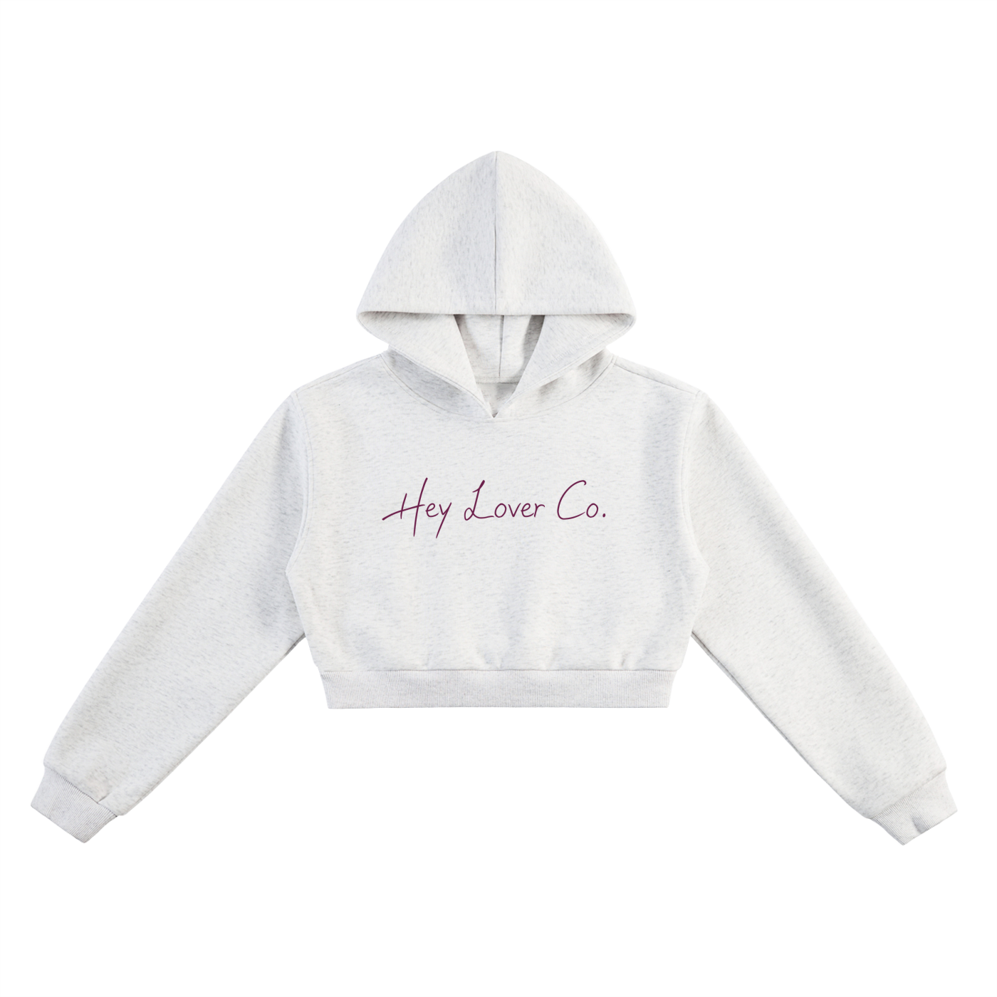 Too Fine to Play Small Cropped Hoodie