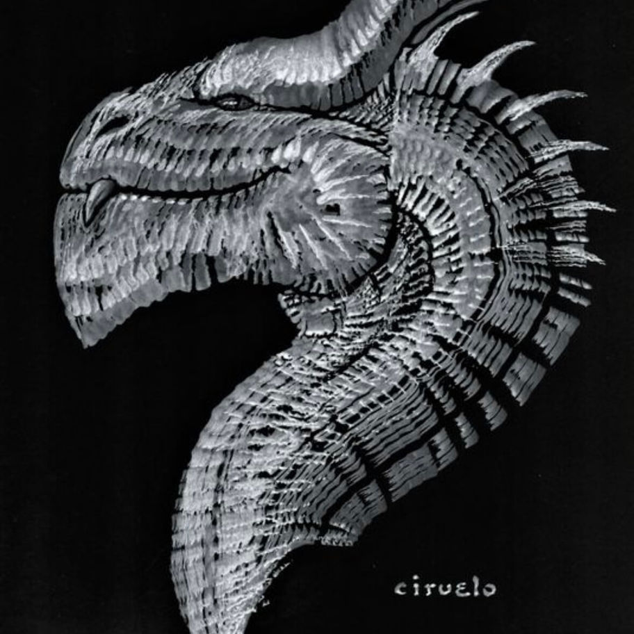 Peinture du Dragon D-323j de Ciruelo Cabral