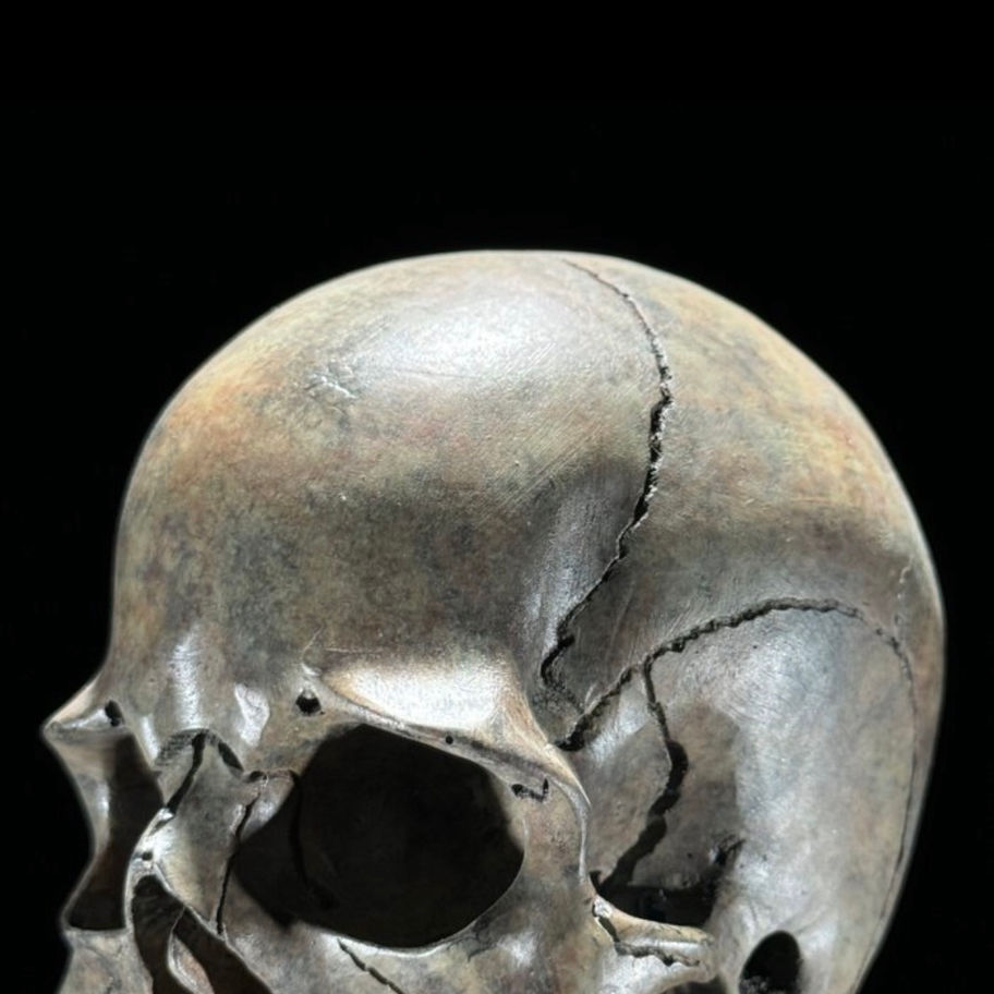 Sculpture crâne pieuvre Cthulhu