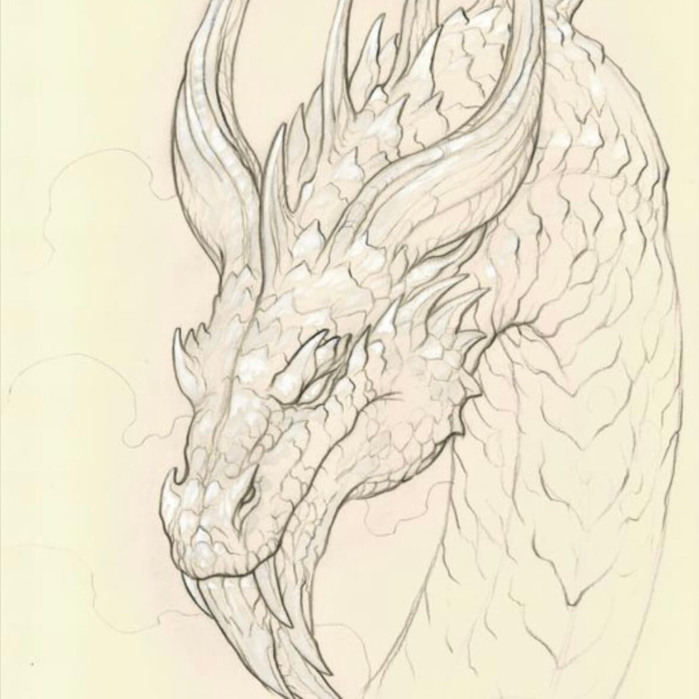 Peinture Dragon de Ciruelo Cabral