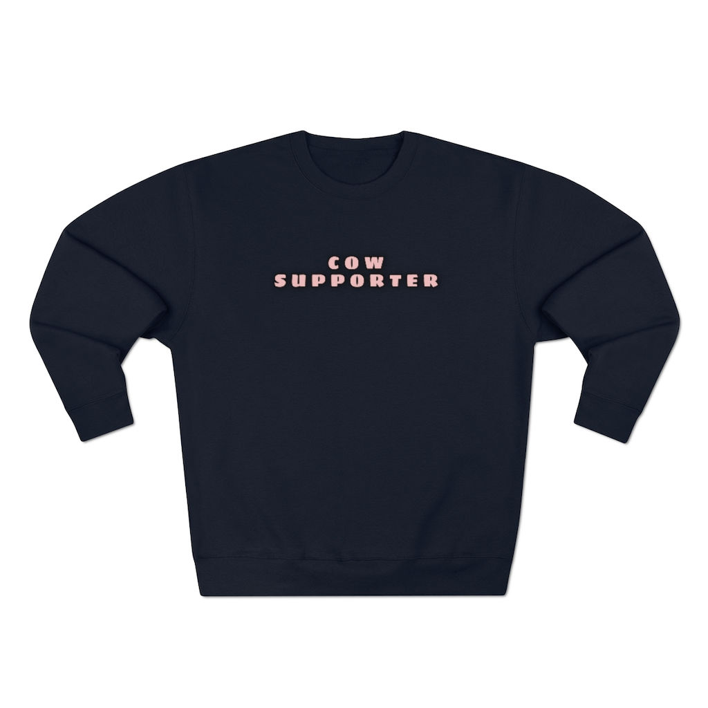 Cow Supporter Crewneck Sweatshirt