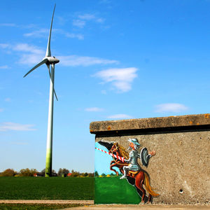 Pintura DOM QUIXOTE- Lund, Suécia